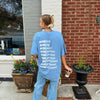 NEW! | "MADE FOR MORE" COMFORT COLOR TEE | BLUE