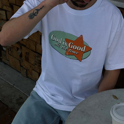 "GOD IS GOOD" RETRO TEE