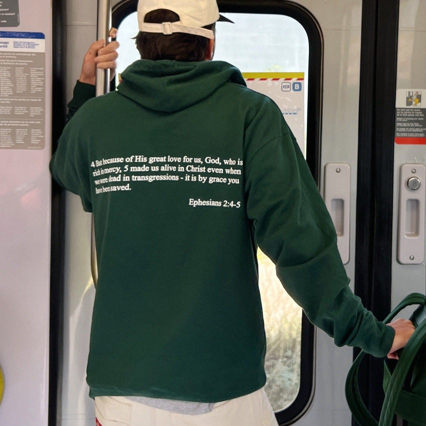 "SCRIPTURE" HOODIE" | FOREST GREEN