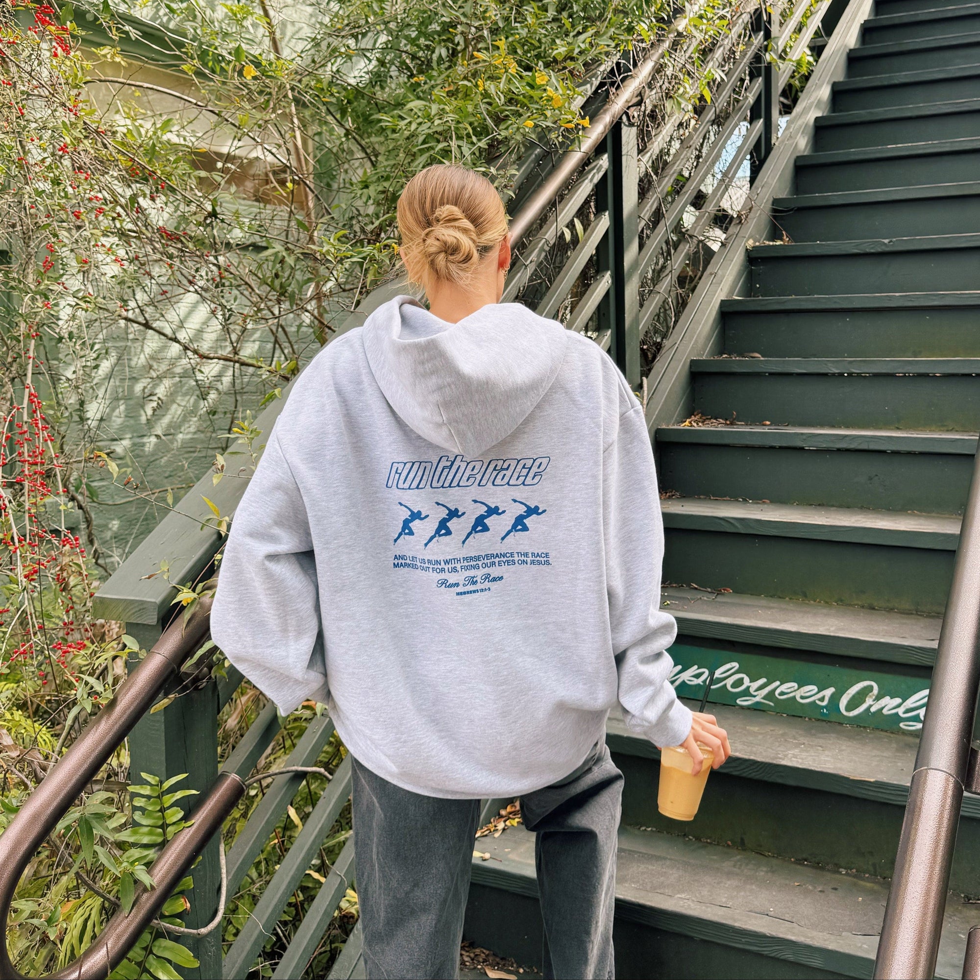 PREMIUM | "RUN THE RACE" HEAVY WEIGHT HOODIE