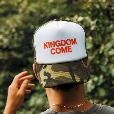 NEW! | "KINGDOM COME" FOAM TRUCKER HAT | CAMO