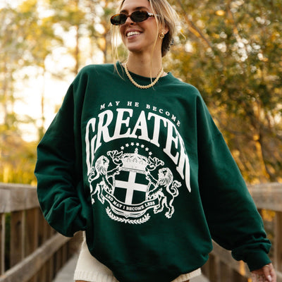 "GREATER" UNIVERSITY | PREMIUM CREWNECK