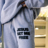 NEW! "JESUS SET ME FREE" PREMIUM PUFF PRINT PANTS
