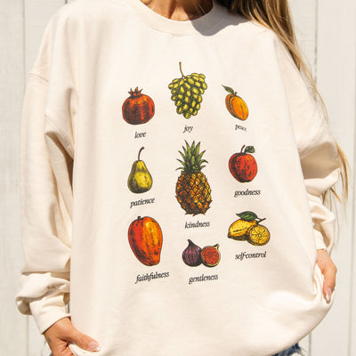 "FRUIT" CREWNECK | IVORY