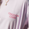 PUFF PRINT "KINGDOM COME" PREMIUM COMFORT COLOR TEE | ORCHID