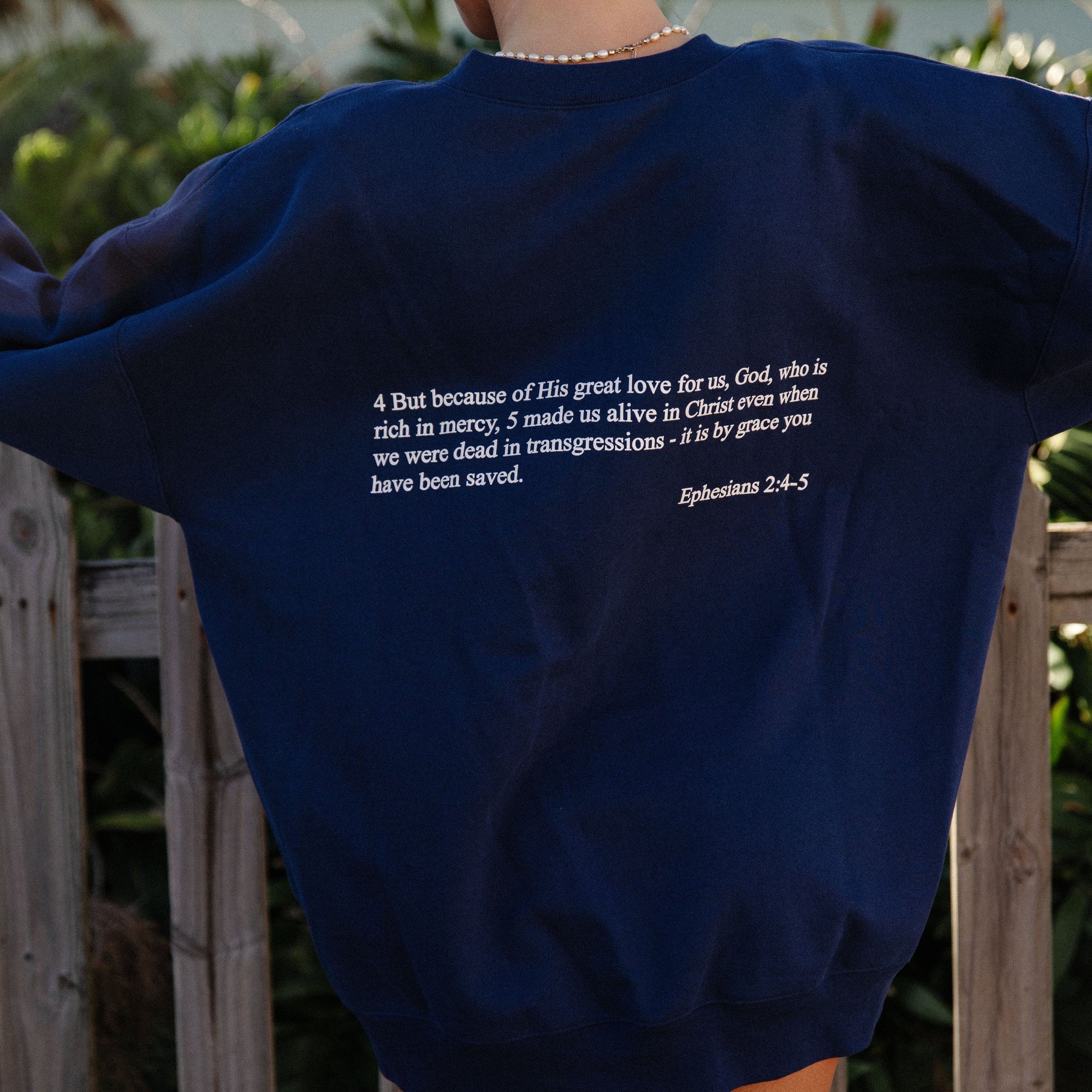 RESTOCK! | "SCRIPTURE" CREW | NAVY