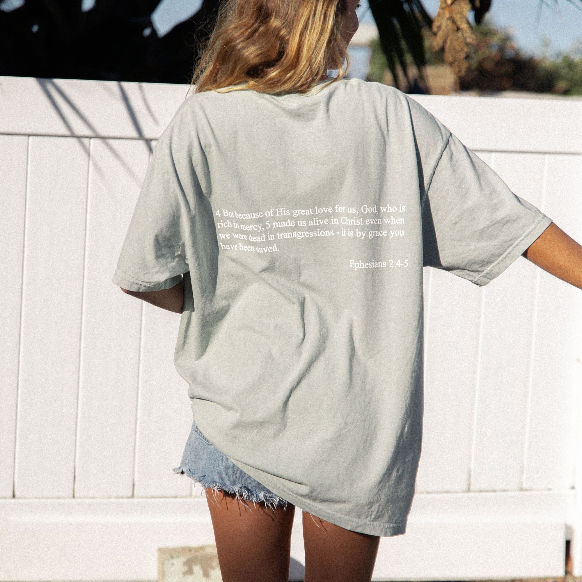 NEW! | "SCRIPTURE" TEE | SAGE