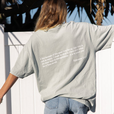 RESTOCK! | "SCRIPTURE" PREMIUM COMFORT COLOR TEE | SAGE