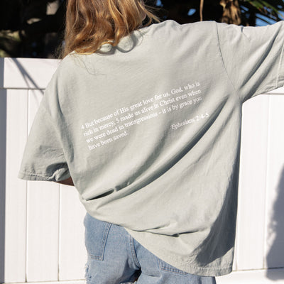 RESTOCK! | "SCRIPTURE" PREMIUM COMFORT COLOR TEE | SAGE