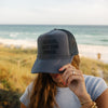 NEW! | "JESUS SET ME FREE" BOLD HAT | BLACK/GRAY