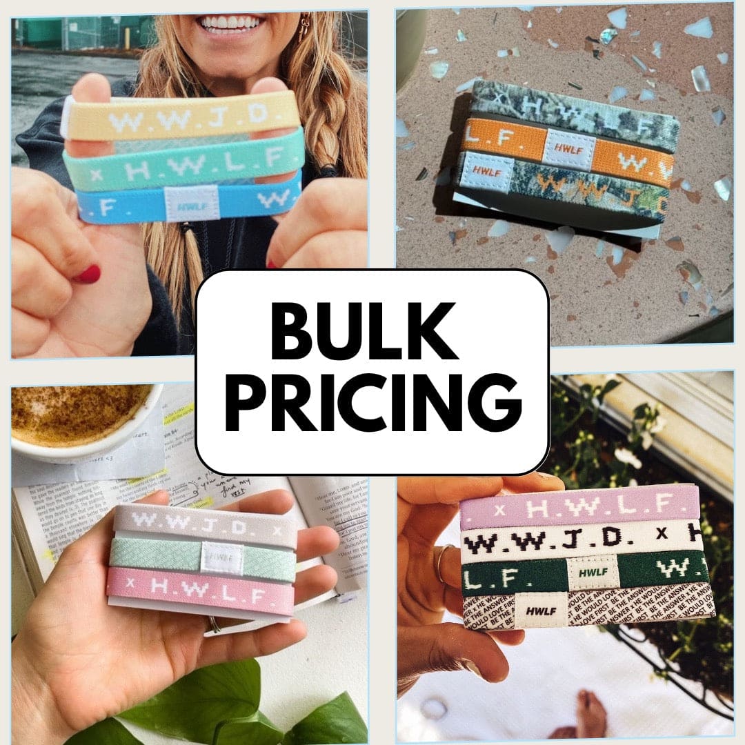 BULK PRICING! | ELASTIC HWLF BRACELETS | ASSORTED COLORS