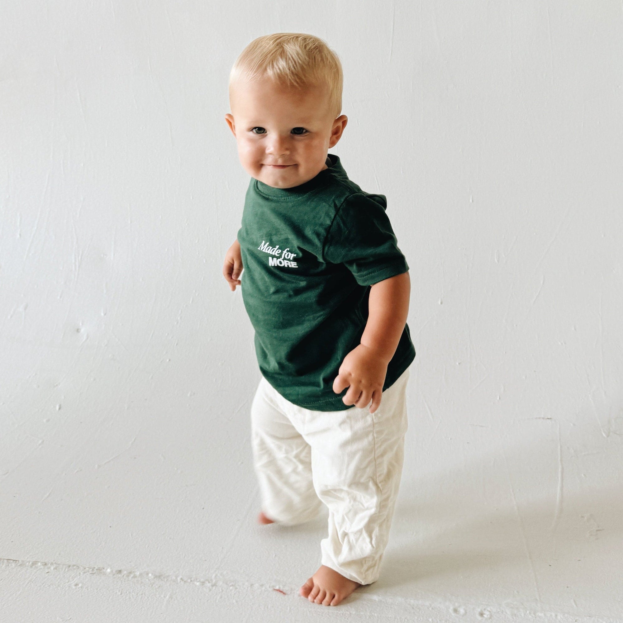 NEW! | TODDLER "MADE FOR MORE" TEE | MOSS
