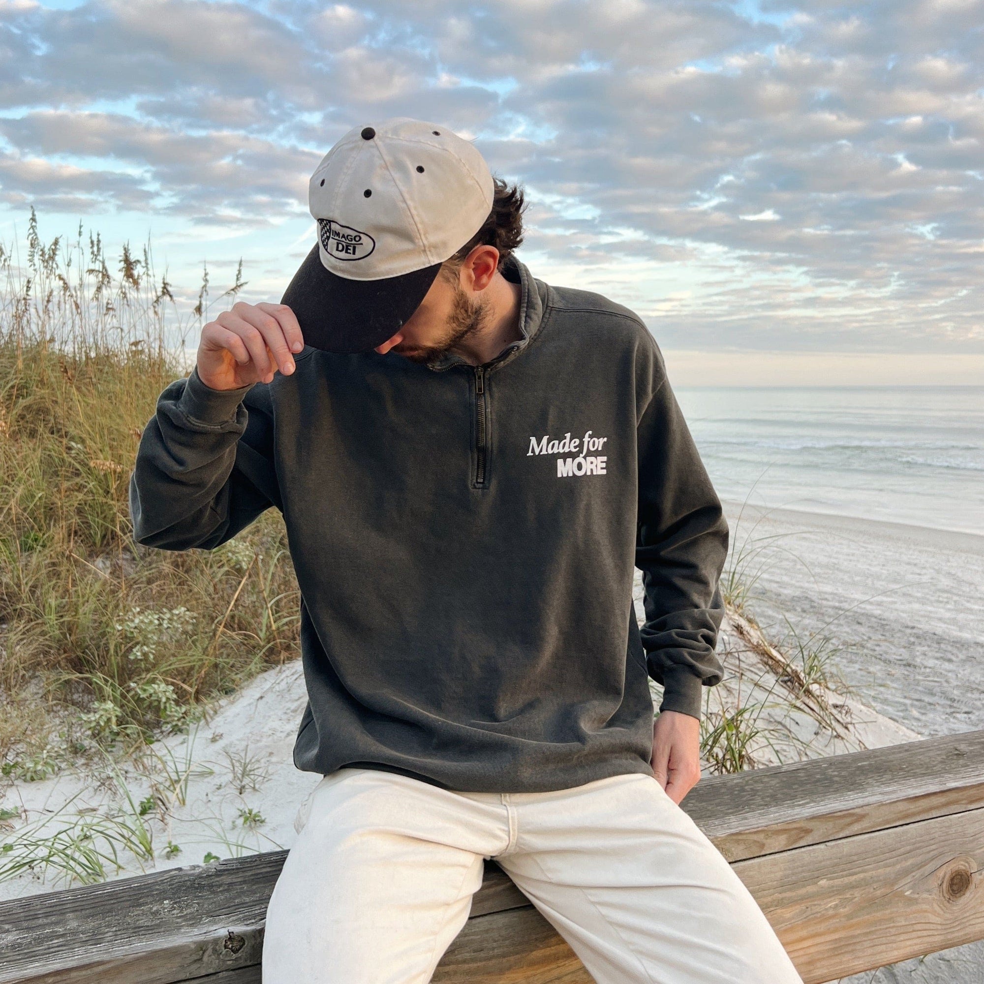 Comfort colors outlet quarter zip sweatshirt