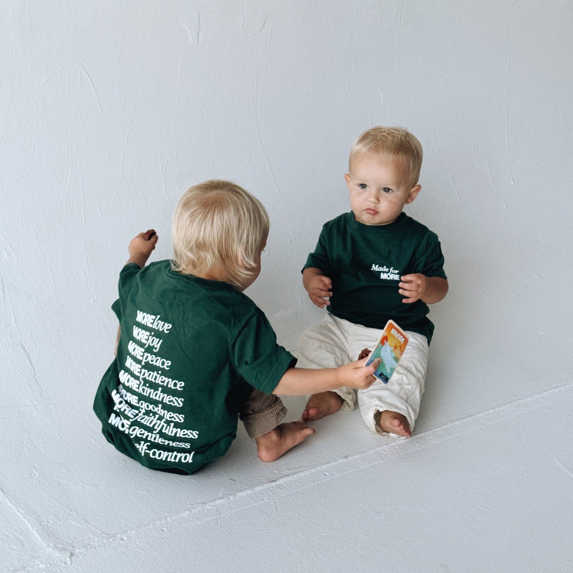 NEW! | TODDLER "MADE FOR MORE" TEE | MOSS