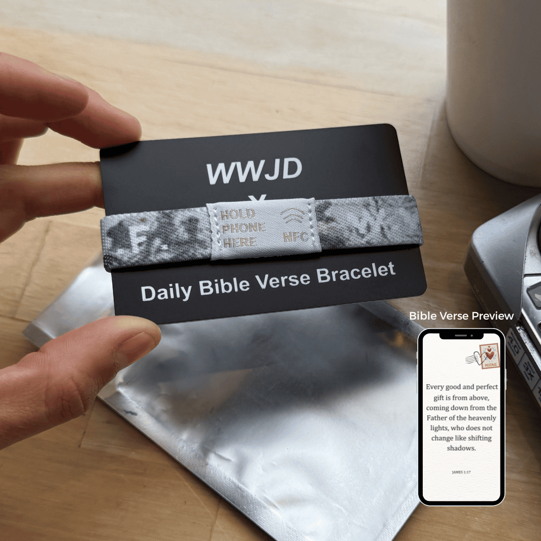 BULK PRICING! | DAILY BIBLE VERSE "WWJD X HWLF" BRACELET | ASSORTED COLORS