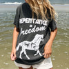 NEW! | "FREEDOM" PREMIUM COMFORT COLOR TEE | PEPPER