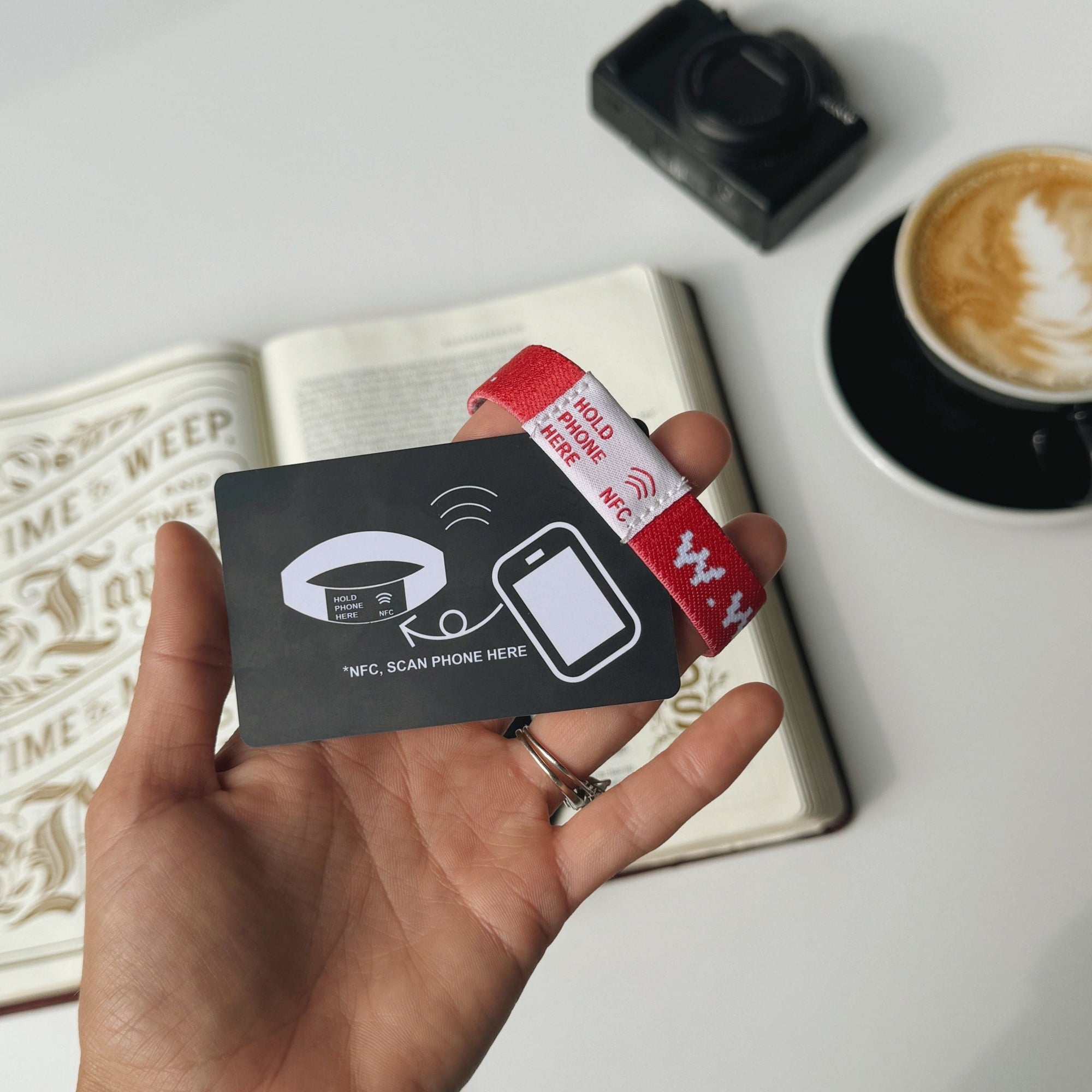 NEW! | DAILY BIBLE VERSE "WWJD X HWLF" BRACELET | RED