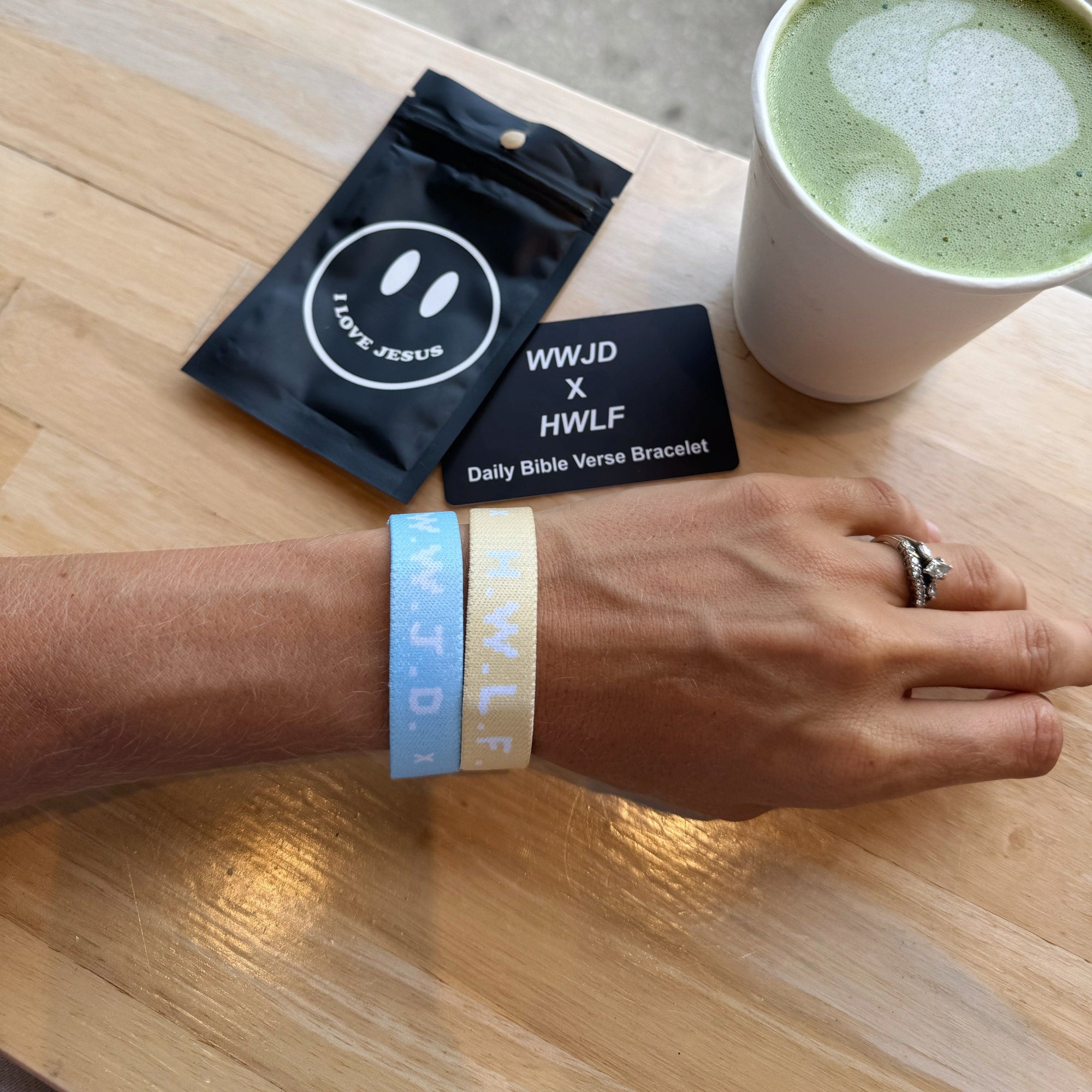 BULK PRICING! | DAILY BIBLE VERSE "WWJD X HWLF" BRACELET | ASSORTED COLORS