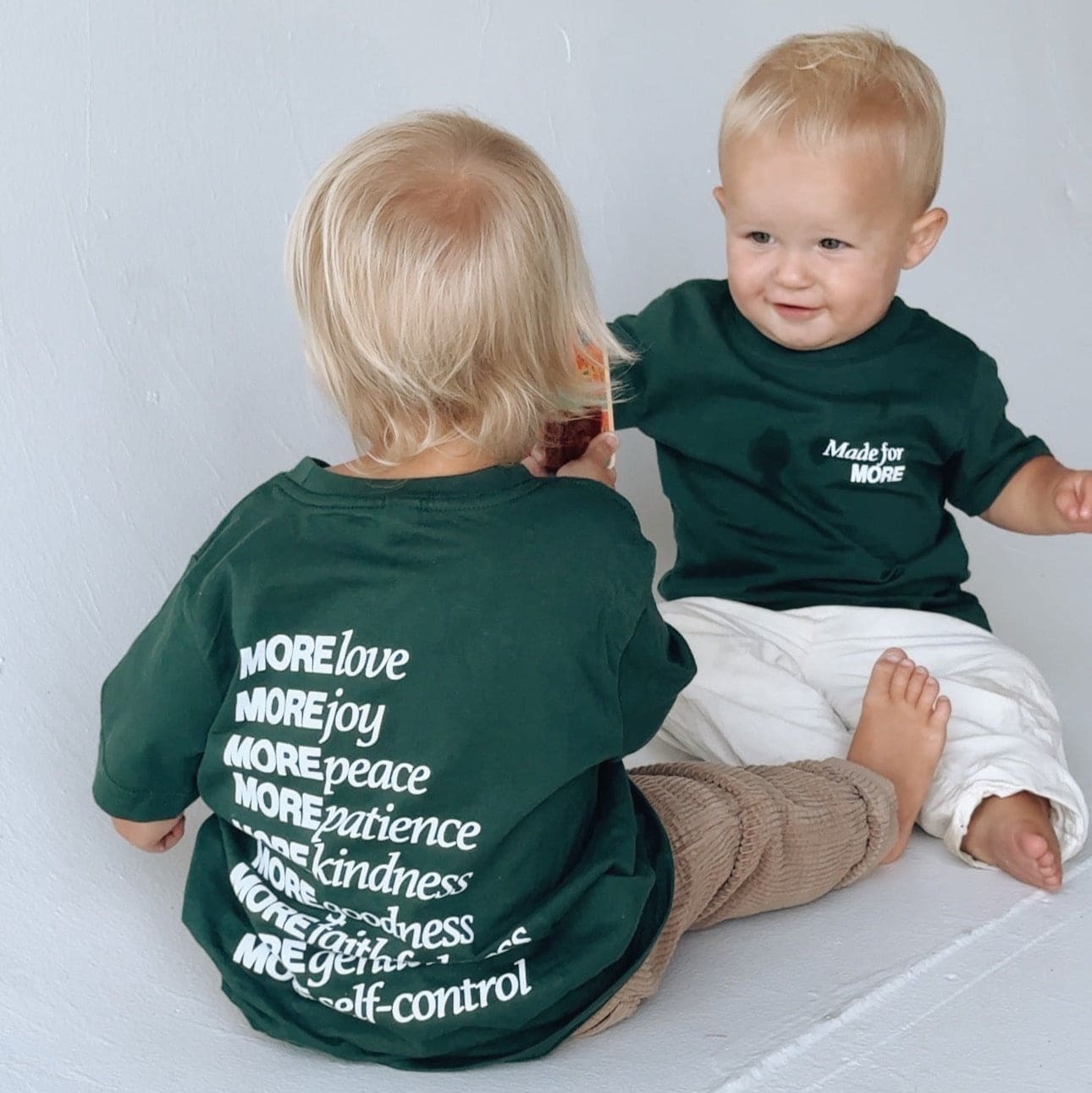 NEW! | TODDLER "MADE FOR MORE" TEE | MOSS