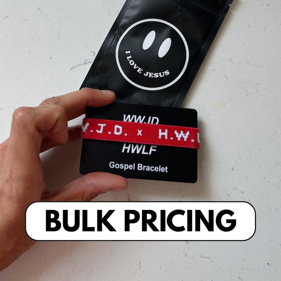 BULK PRICING! | GOSPEL BRACELETS | ASSORTED COLORS