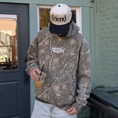 PREMIUM | "JESUS" HEAVY WEIGHT CAMO HOODIE
