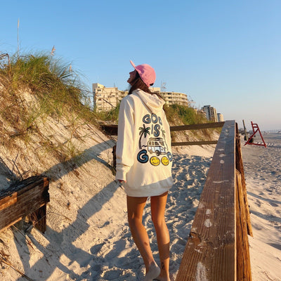 NEW! | PUFF PRINT "GOD IS GOOD" HOODIE | CREAM