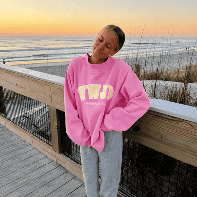 PREMIUM! | WWJD HEAVY WEIGHT MOCKNECK CREW