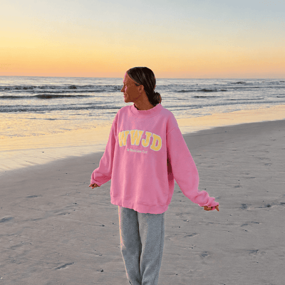 PREMIUM! | WWJD HEAVY WEIGHT MOCKNECK CREW