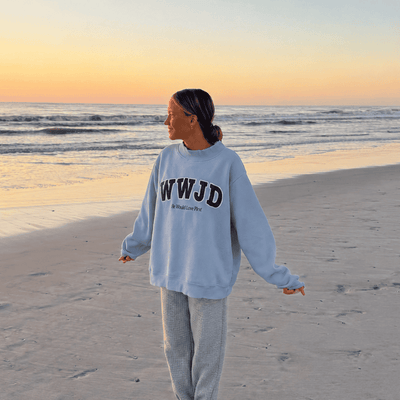PREMIUM! | WWJD HEAVY WEIGHT MOCKNECK CREW