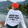 NEW! | "MORE THAN ME" CREWNECK | ASH