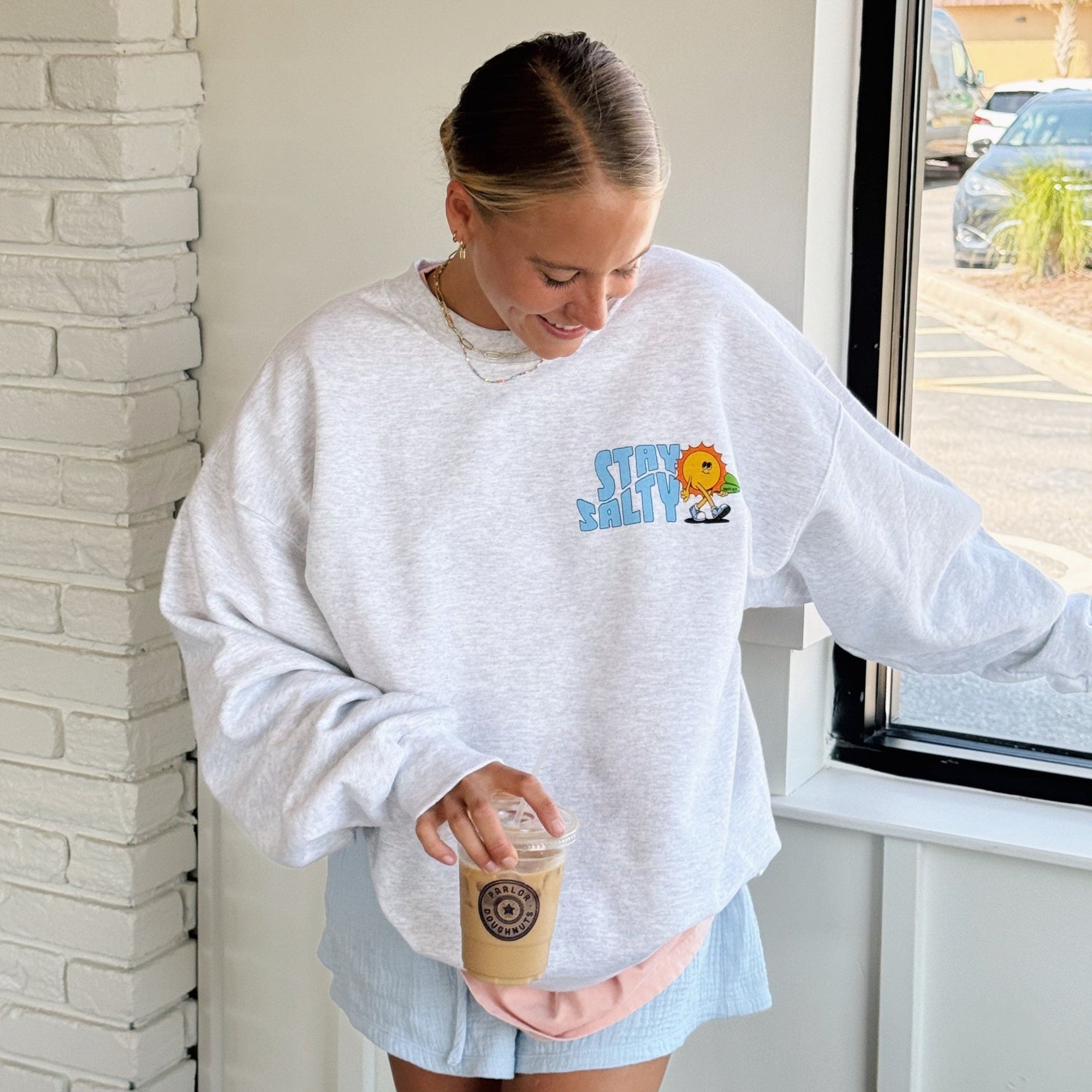 NEW! | "STAY SALTY" BEACH CREW | ASH