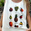 NEW! | "FRUIT" PREMIUM COMFORT COLOR TANK | IVORY