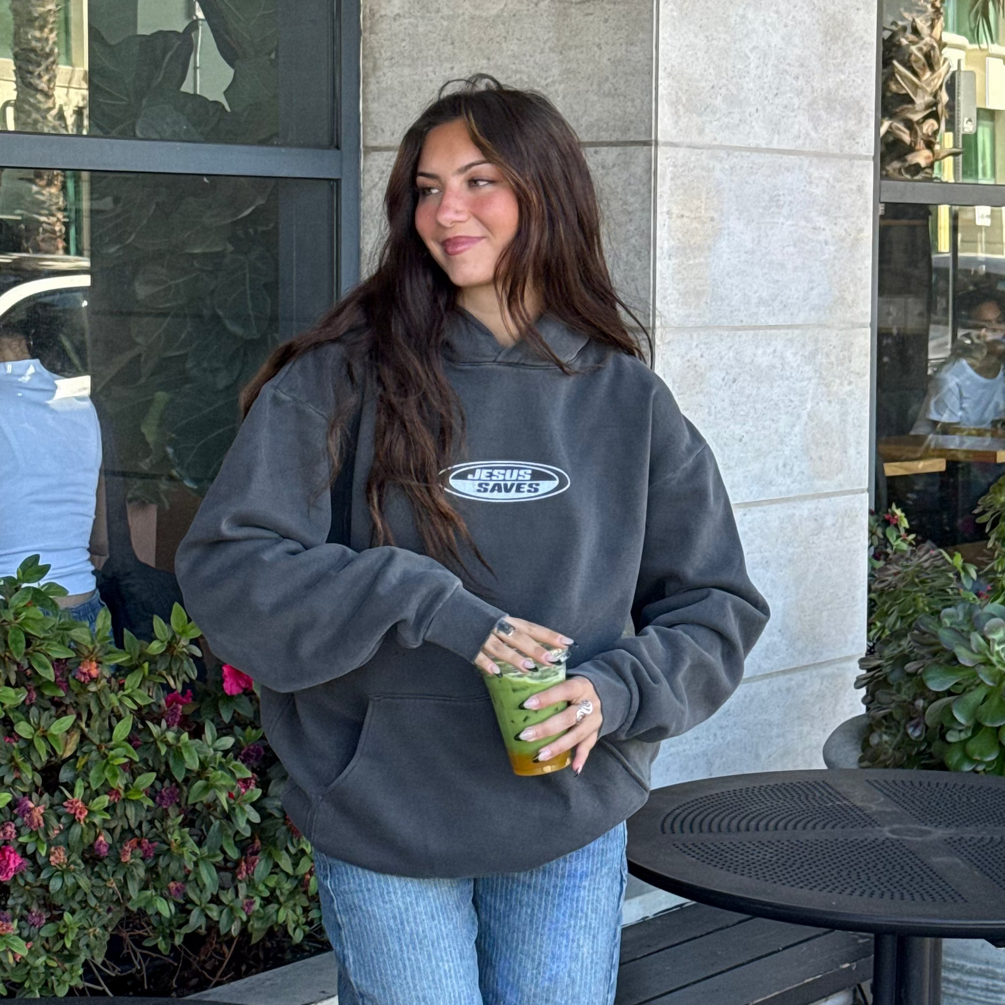 PREMIUM! | "JESUS SAVES" PREMIUM HEAVY WEIGHT HOODIE | PEPPER