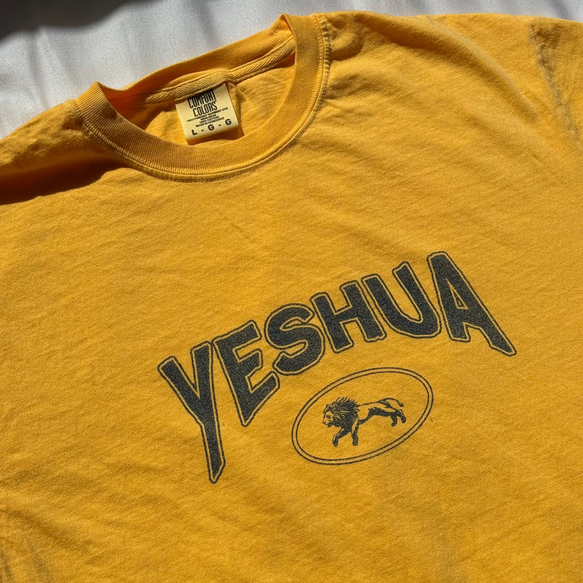 NEW! | "YESHUA" COMFORT COLOR TEE | YELLOW