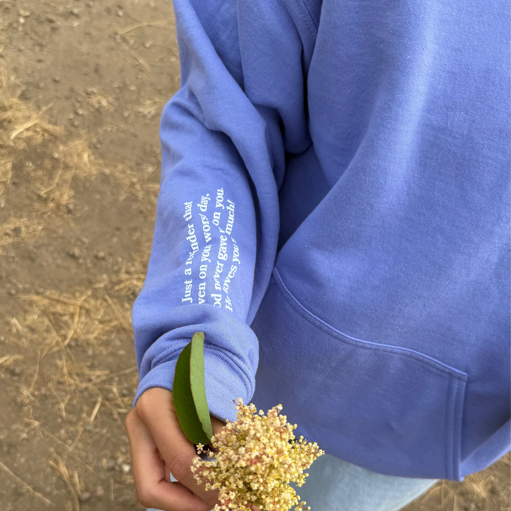 NEW! | "JESUS DOODLE" HOODIE | VIOLET