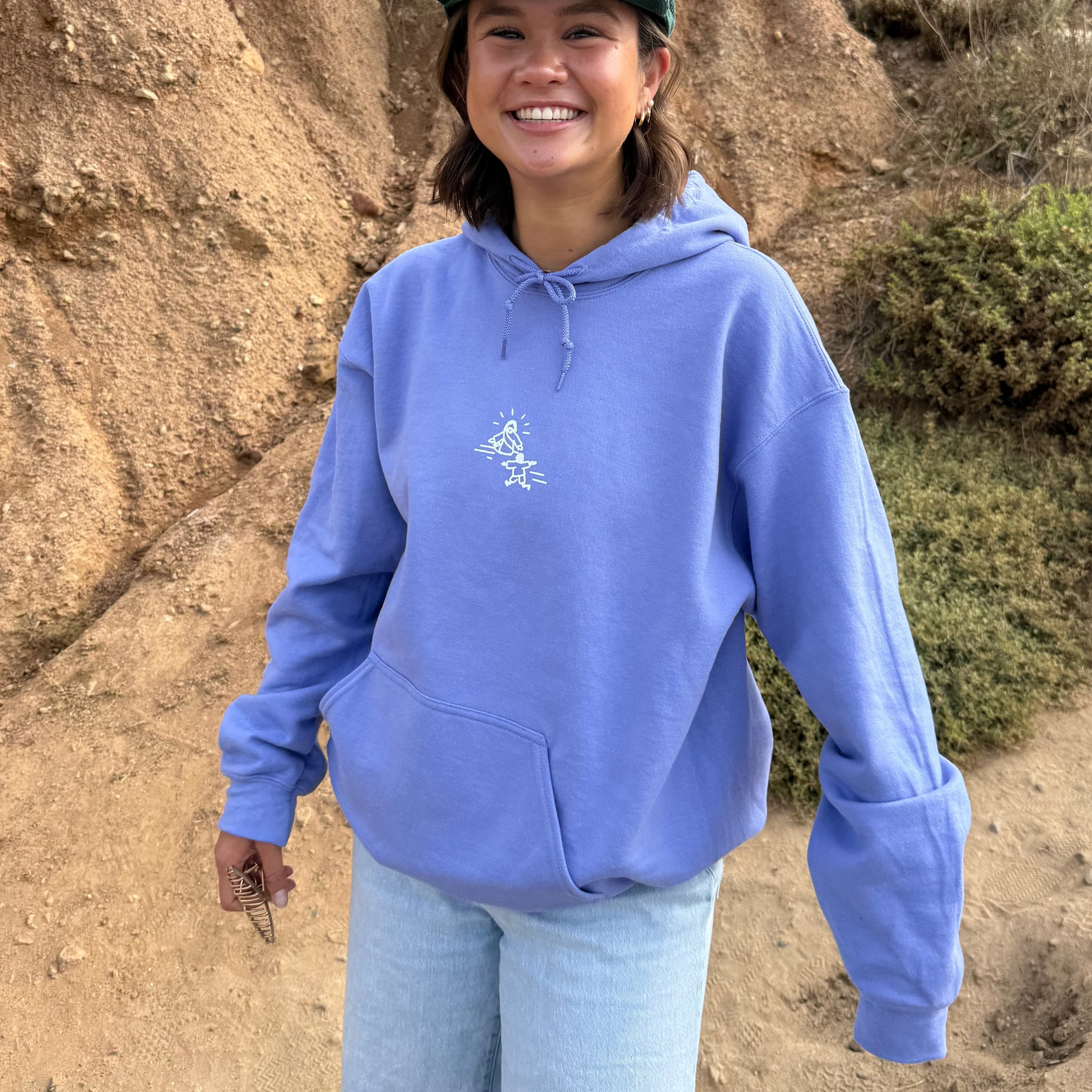 NEW! | "JESUS DOODLE" HOODIE | VIOLET