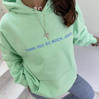 Cute Sea Green Sweatshirt NEW