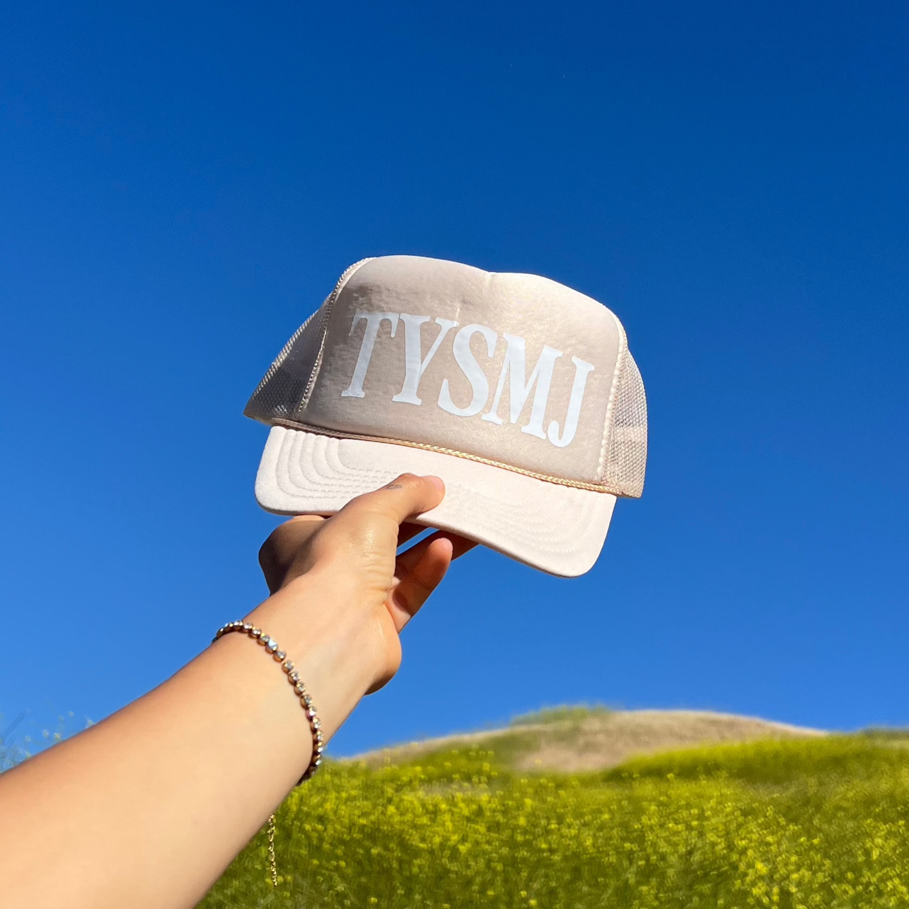 NEW! | "TYSMJ" HAT | TAN