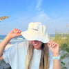 NEW! | "I <3 JESUS" CORDUROY BUCKET HAT | OFF WHITE