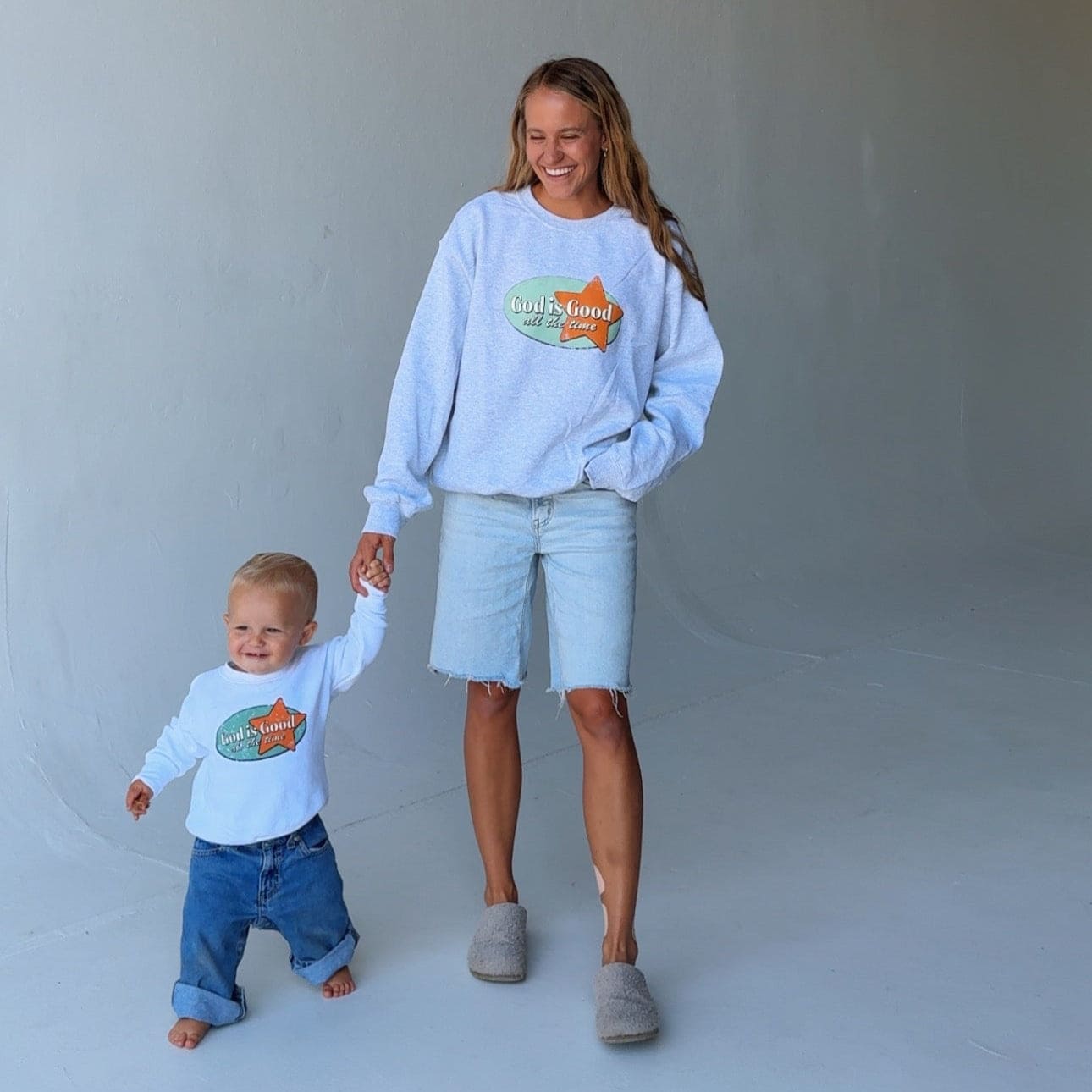 NEW! | TODDLER "GOD IS GOOD" RETRO CREWNECK