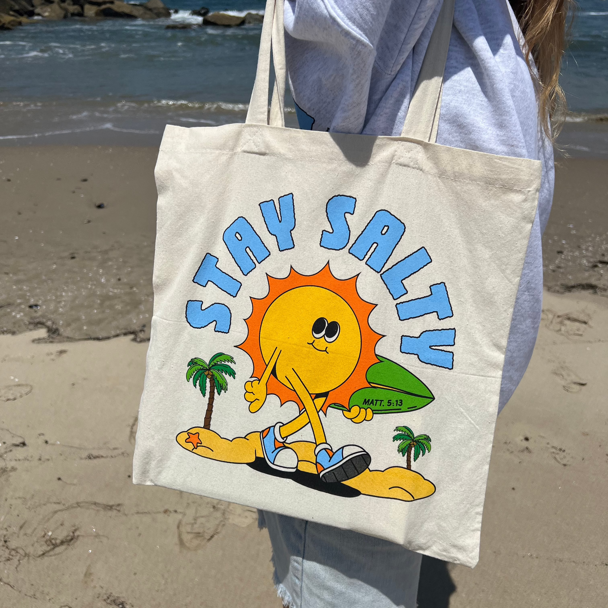 NEW! | "STAY SALTY" BEACH TOTE