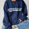 RESTOCK! | VINTAGE WWJD "SKATER" CREWNECK | NAVY