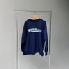 RESTOCK! | VINTAGE WWJD "SKATER" CREWNECK | NAVY