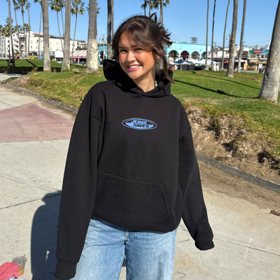 PREMIUM | "JESUS SAVES" HEAVY WEIGHT HOODIE | BLACK/BLUE