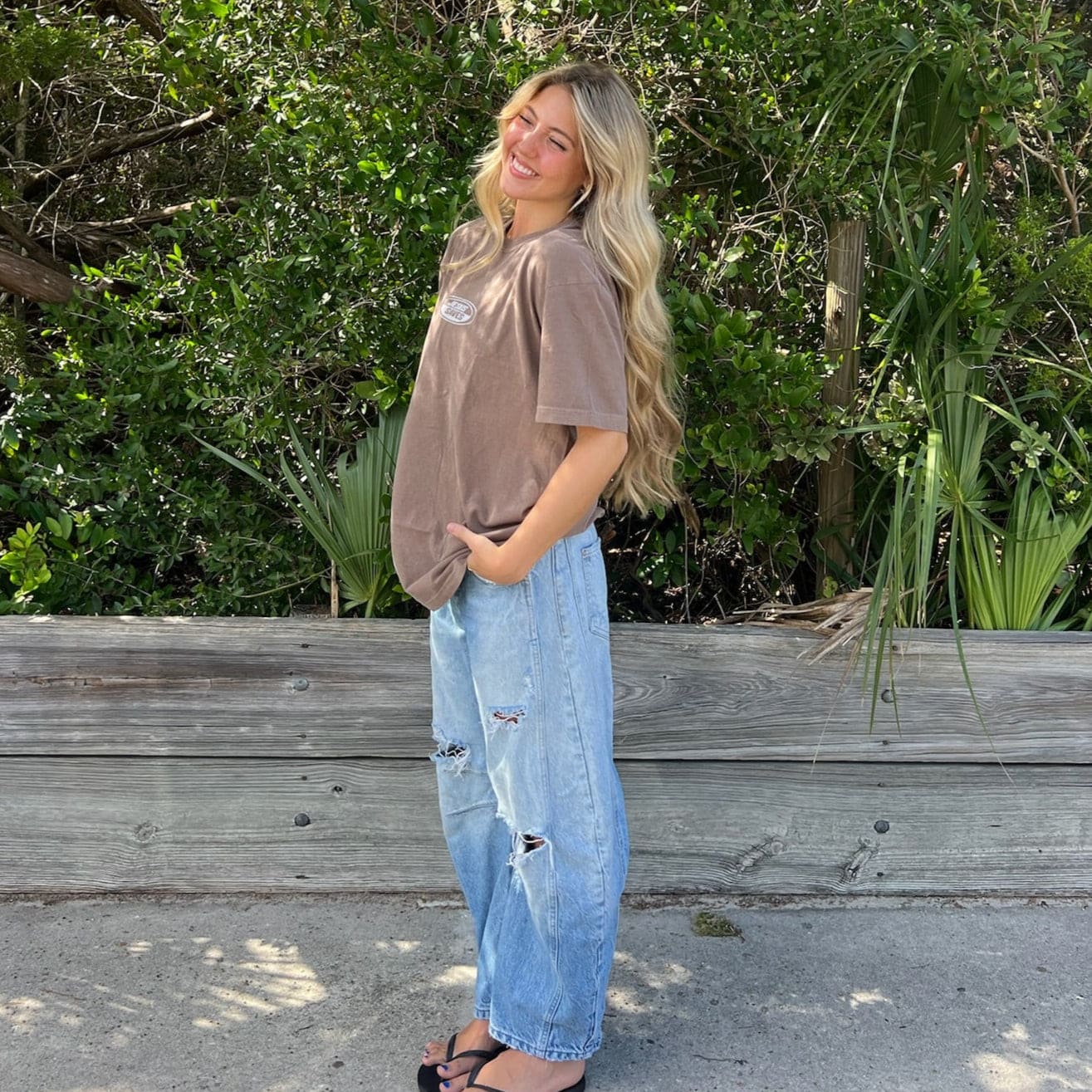 NEW! | "JESUS SAVES" PREMIUM COMFORT COLOR TEE | ESPRESSO