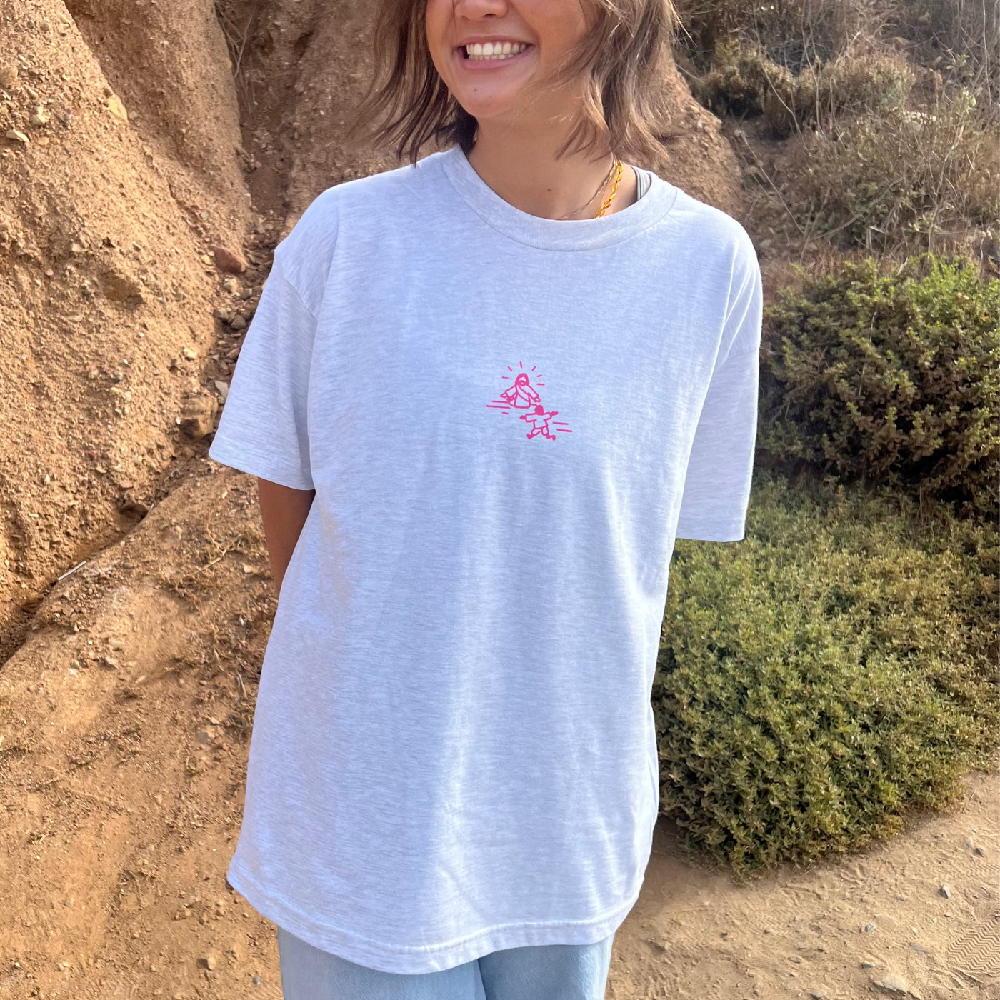 NEW! | "JESUS DOODLE" TEE | ASH