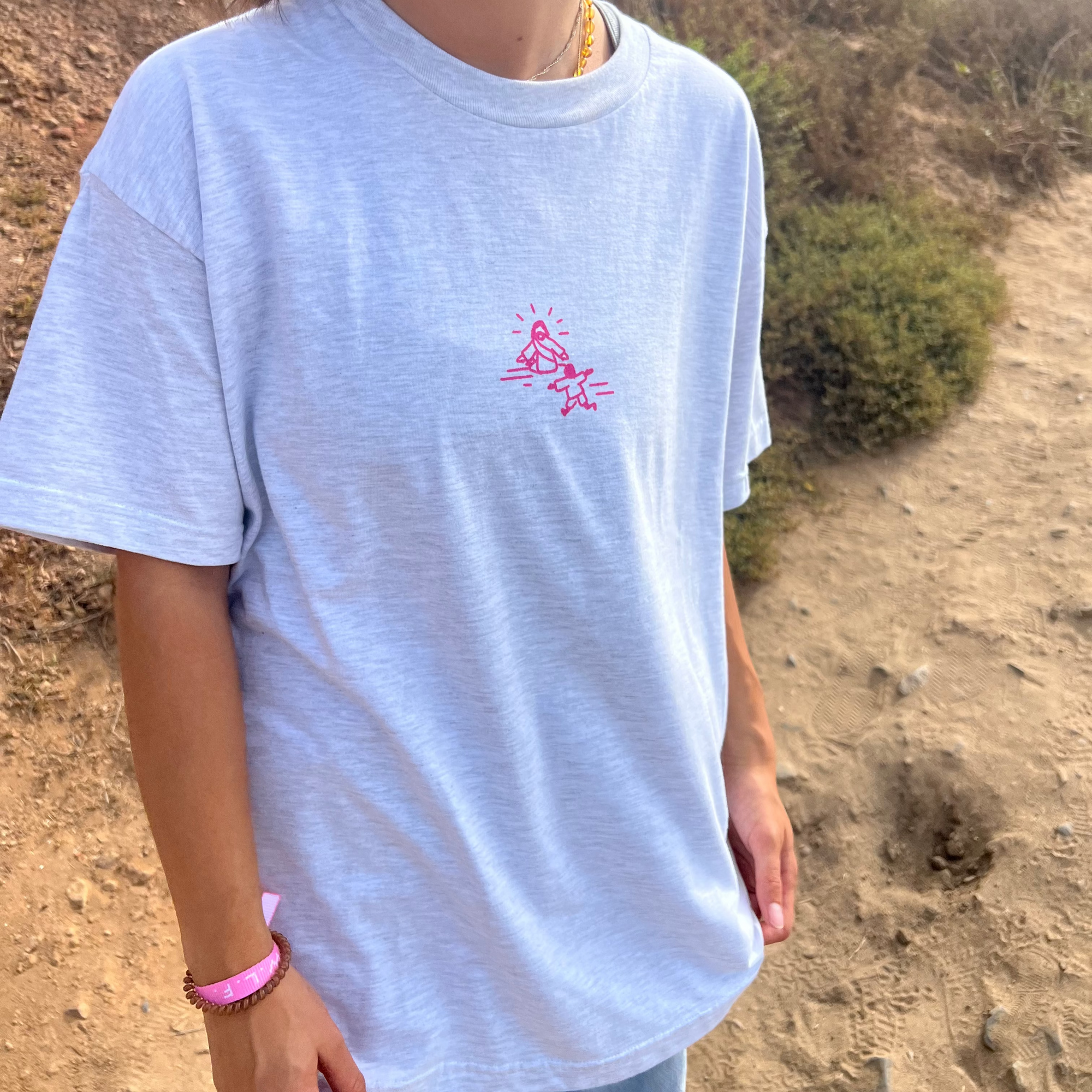 NEW! | "JESUS DOODLE" TEE | ASH