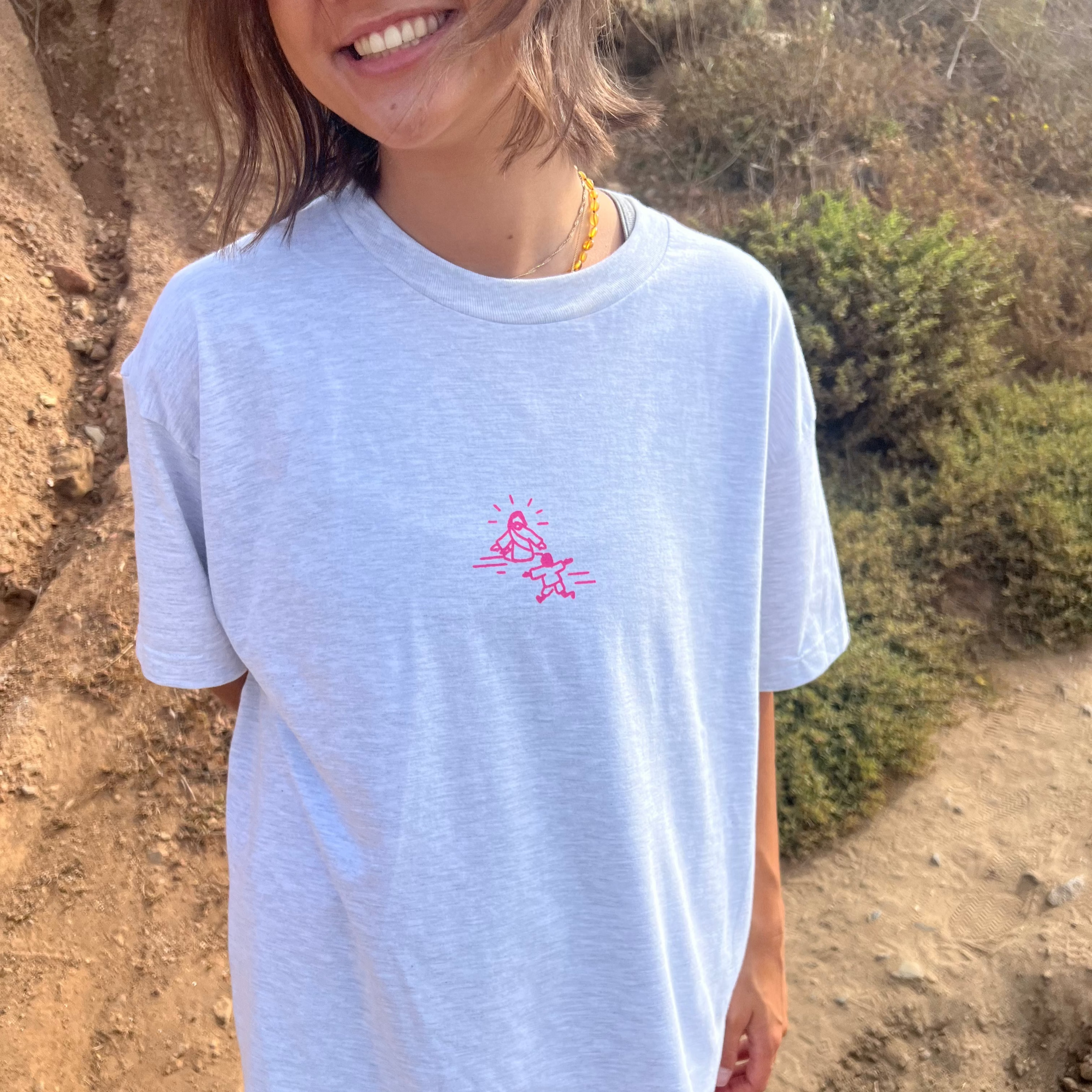 NEW! | "JESUS DOODLE" TEE | ASH