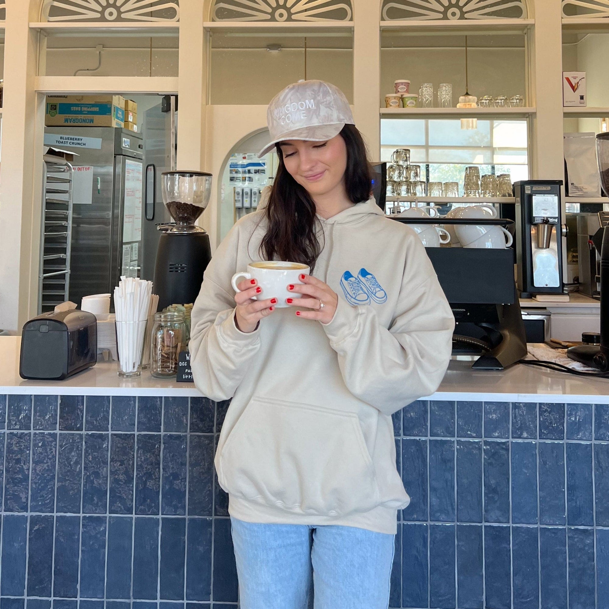 RESTOCK! | "WALK BY FAITH" HOODIE | SAND