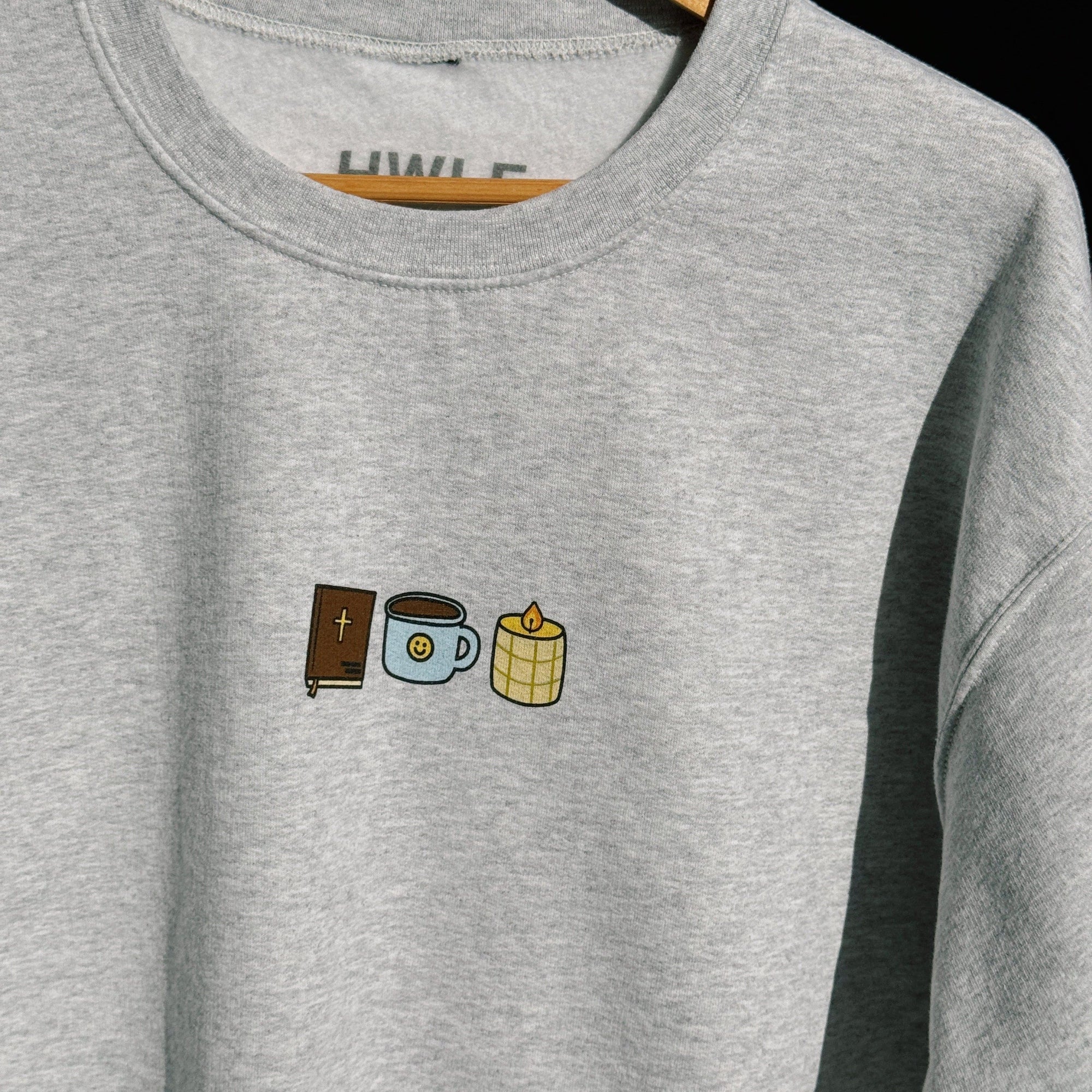 NEW | "QUIET TIME" CREWNECK | ASH